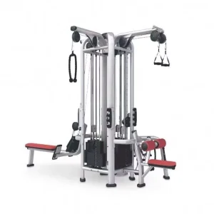 Commercial 4-Station Multi Gym Equipment with 60 kg × 2 Weight Stack and 431 kg Maximum User Weight