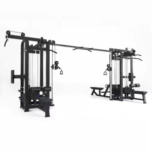 Commercial 8-Function Multi-Station Gym with Steel Construction for Strength Training