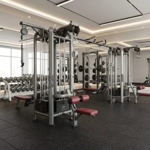 Commercial 8-Station Multi Gym, 8-User Jungle System Strength Training Equipment