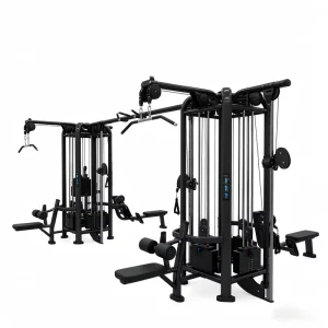 Commercial 8-Station Multi-Gym Heavy-Duty Cable Crossover Machine with 3mm Steel Tube for Fitness Clubs and Hotels CE ISO OEM Factory