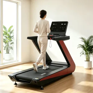 Commercial AC Inverter Motor Treadmill for Gym Fitness Club Hotel Cardio Running Machine Max Load 180kg Wireless Phone Charging