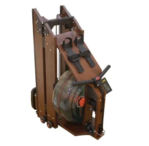 Commercial Adjustable Resistance Water Rowing Machine, Foldable Wooden Rowing Machine