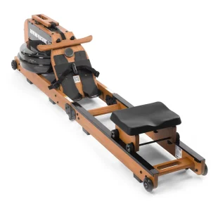Commercial Adjustable Rubber Resistance Wood Water Rowing Machine