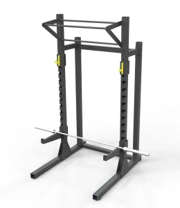 Commercial Adjustable Steel Squat Rack for Strength Training
