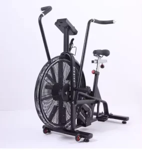 Commercial Air Bike Fan Exercise Bike Heavy Duty Stationary Cycling Machine for HIIT Cardio Training Gym Use