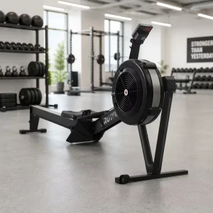 Commercial Air Resistance Rower Machine Gym Fitness Rowing Machine