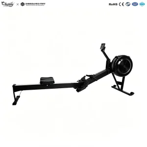 Commercial Air Resistance Rowing Machine Air Rower Indoor Cardio Fitness Equipment for Gym Studio Full Body Workout Training