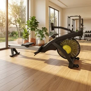 Commercial Air Rower Heavy Duty Wind Resistance Rowing Machine for Gym