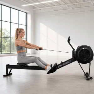 Commercial Air Rower Home Use Indoor Cable Chain Rowing Machine Iron