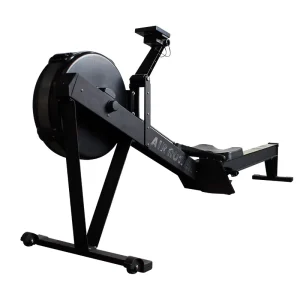 Commercial Air Rower Rowing Machine Quiet Foldable PVC 150kg Max User