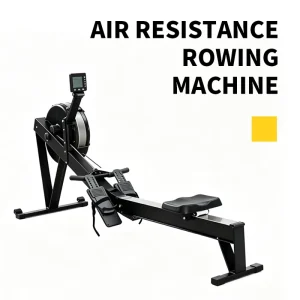 Commercial Air Rower with Adjustable Wind Resistance for Indoor Full-Body Training