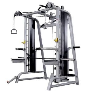 Commercial All In One Smith Machine Gym Multi Function Equipment Squat Rack Multi Functional Cable Crossover