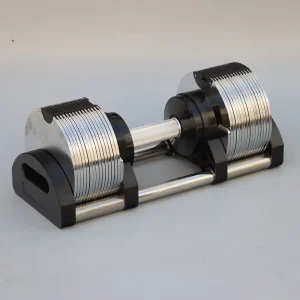 Commercial All-Steel Chrome Adjustable Dumbbells for Weightlifting