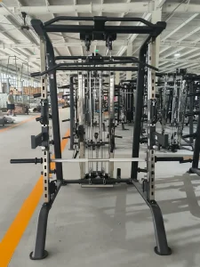 Commercial All-in-One Multi-Functional Smith Machine Strength Training Equipment