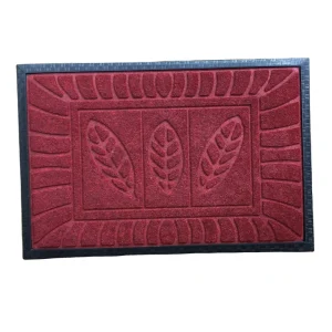 Commercial Anti-Slip Custom Outdoor Washable Rubber Door Mat for Hotels