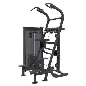 Commercial Assisted Pull-Up and Dip Machine, Upper Body Strength Training