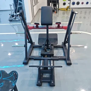 Commercial Bent-Over Plate-Loaded Row Machine Chest-Support Pad Steel Strength Trainer