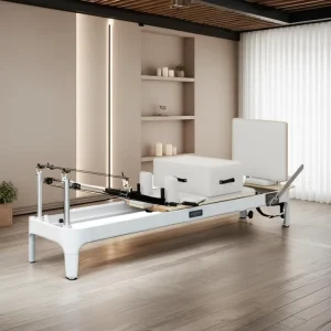Commercial Black Aluminum Pilates Reformer for Pilates Studio