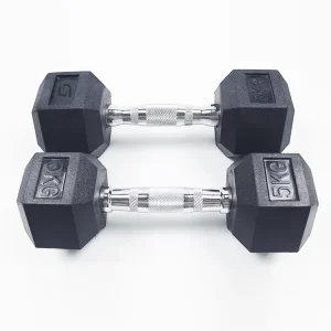 Commercial Black Iron Hex Dumbbell Set for Strength Training