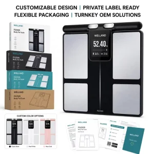 Commercial Body Composition Analyzer 8 Electrode Smart Scale for Gym Fitness Club Bulk OEM ODM Factory