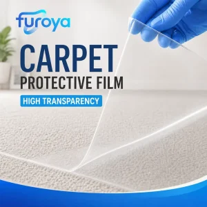 Commercial Building HDPE Soft Protective Film Roll with Plain Surface for Temporary Construction Covering