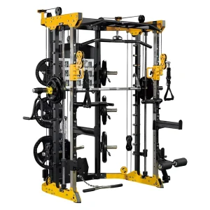 Commercial Cable Squat Smith Machine for Weight Lifting and Strength Training