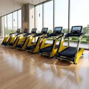 Commercial Cardio Treadmill Heart Rate Test Incline Motorized Running Machine