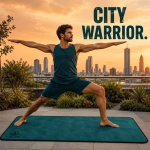 Commercial Chain Suede Yoga Mat Non-Slip Training Pad for Gym