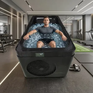 Commercial Cold Plunge Bathtub with Water Chiller for Indoor or Outdoor Use
