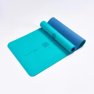 Commercial Dual-Layer TPE Yoga Mat Manufacturer Custom Logo Closed-Cell Non-Slip for Yoga Studio and Gym