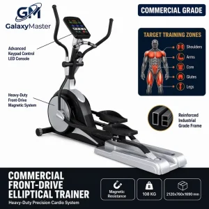 Commercial Electric Cardio Elliptical Trainer with New Design Magnetic Commercial Elliptical Machine