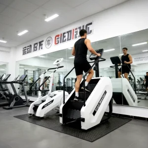 Commercial Electric Exercise Stepper Machine Cardio Fitness Climbing Stair Climber Training Core Exercise Equipment