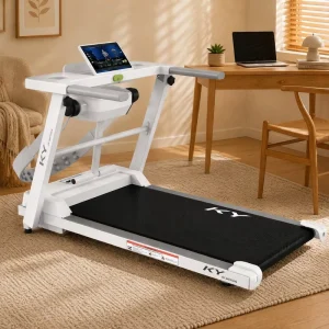 Commercial Electric Foldable Treadmill Machine with LCD Display for Home Gym Fitness Cardio Training