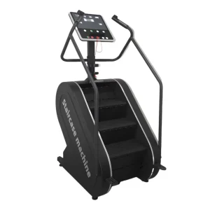 Commercial Electric Heavy Duty Steel Black Digital Cardio Stair Climber Non-Collapsible Plug and Play