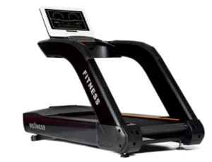 Commercial Electric Treadmill Wireless Heart Rate LED Screen Auto Incline 20-25km/h Rechargeable Battery Portable Design Gym Use