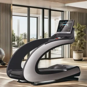 Commercial Electric Treadmill with TFT Display, Heart Rate Monitoring, Auto Incline, Steel Frame and High-Speed Operation
