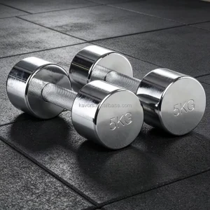 Commercial Electroplated Steel Dumbbells 2.5-100 kg