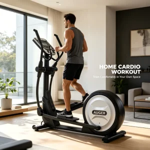 Commercial Elliptical Machine Rear Drive Cross Trainer Low Impact Full Body Cardio Fitness Equipment for Gym