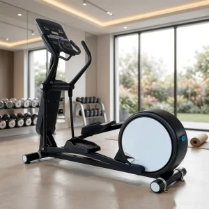 Commercial Elliptical Trainer Cross Trainer Cardio Machine with Moving Handle for Gym Fitness Equipment Upscale Home Gym Room