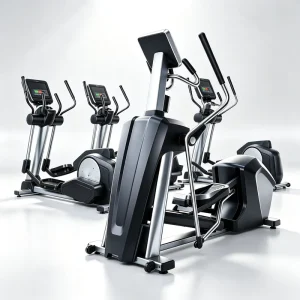 Commercial Elliptical Trainer LED Display Cardio Cross Trainer for Gym Fitness