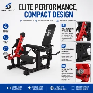 Commercial Extension and Flexion Machine Strength Equipment Machine Sport Fitness