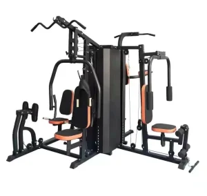 Commercial Fitness Bodybuilding Multifunctional Multi-Station Gym Machine 5 Stations Steel Q235 70KG+100KG