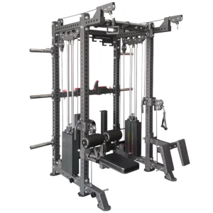Commercial Fitness Equipment Functional Trainer Smith Machine Squat Rack Multifunctional Machine