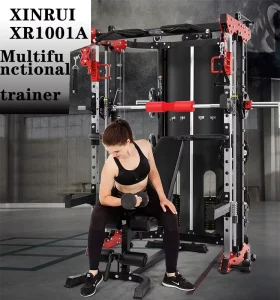 Commercial Fitness Smith Machine with Multi Function Exercise Gym Equipment Xr1001A
