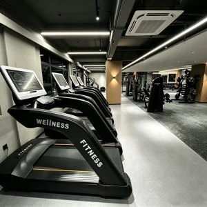 Commercial Fitness Treadmill AC Motor 21.5” Touch Screen 20km/h Gym Cardio Training Equipment Smart Touch Display