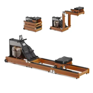 Commercial Foldable Magnetic Water Rowing Machine with Console