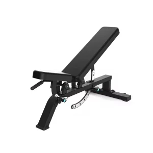 Commercial Foldable Stainless Steel Fitness Chair, Adjustable Dumbbell Stool and Sit-Up Rack