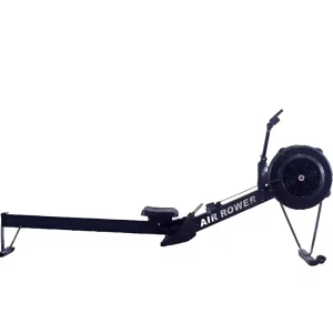 Commercial Folding Air Rower Adjustable Air Resistance Rowing Machine for Gym Fitness Training