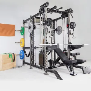 Commercial Gantry Bench Press Squat Rack Indoor Training Fitness Equipment Smith Machine Station