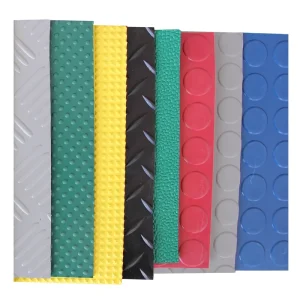 Commercial Grade Anti-Slip Rubber Flooring Roll 6mm Thick Interlocking Gym Mats Waterproof Garage Flooring
